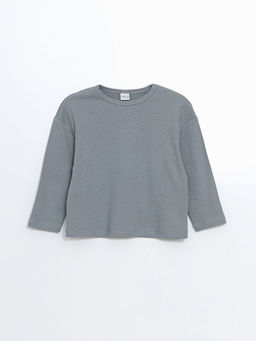 Bisiklet Yaka K?z ?ocuk Ti??rt ve Tayt - Waikiki фото 2