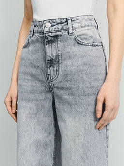 Джинсы wide leg с высокой посадкой / Zarina  фото 8