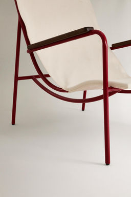 COLOURED TEXTURED METAL CHAIR - Zara фото 5