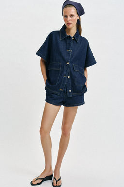 SOBRECAMISA Z1975 DENIM OVERSIZE / Azul