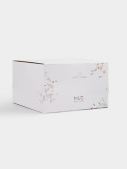 Кружка, 420 мл, 4 шт, фарфор N, белая, Цветы и листья, Primrose - Anna lafarg фото 7