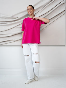 Футболка унисекс Оверсайз, цв. Фукция