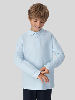 Поло для мальчиков голубое - Mark formelle фото 5