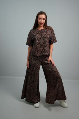 Женский костюм с широкими брюками Happyfox - Happy fox фото 3