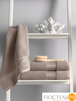 PRIME PRIVE ОТИЛИЯ кофе К-т Полотенец, 50x100-1/70х140-1, 2 пр., 100% хлопок, 500 гр/м2  фото 5