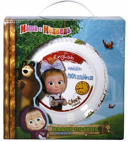 Набор Маша и Медведь. Школа 3 предмета арт.ММН3-4 /МФК/  фото 7