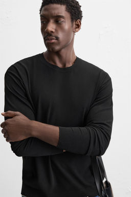 TEXTURED REGULAR FIT SWEATER - Zara фото 6