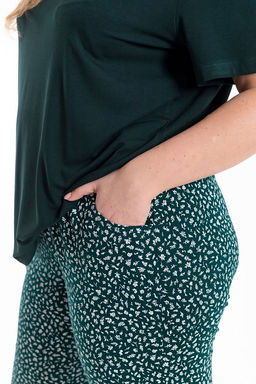 Пижама М325398зб зеленый/белый - Елена фото 10