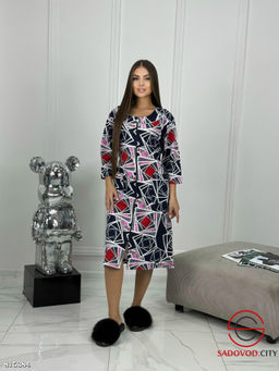 Халат женский с начесом - Bruno фото 4