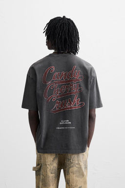 FADED PRINTED T-SHIRT - Zara фото 3