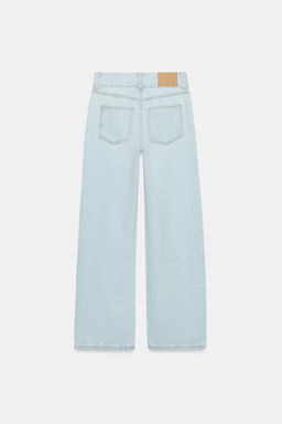 JEANS Z1975 STRAIGHT TIRO ALTO CINTURA ANCHA / Azul claro - Zara фото 8