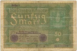 50 марок 1919 года Германия