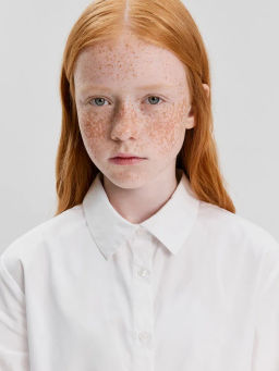 ACOOLA / Блузка детская для девочек Lisa белый  фото 6