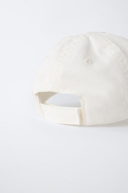 GORRA BORDADO TOMATE / Blanco - Zara фото 3