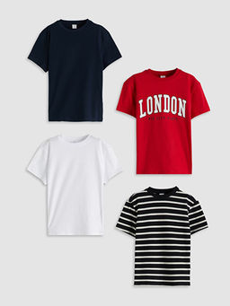 Bisiklet Yaka Erkek ?ocuk Ti??rt 4l?