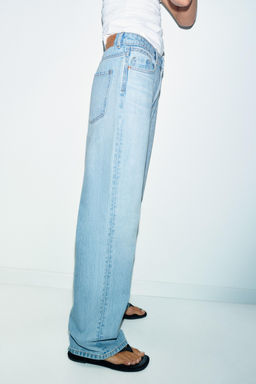 Z1975 REGULAR FIT HIGH-WAIST LONG LENGTH JEANS - Zara фото 17