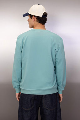 TRENDYOL MAN Haki Regular/Normal Kesim Uzun Kollu Sweatshirt TMNAW20SW0164 - Trendyolmilla фото 49