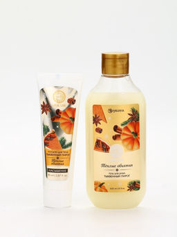 Подарочный набор новогодний Тёплые объятия, гель для душа 300 мл и лосьон для тела 85 мл, URAL LAB