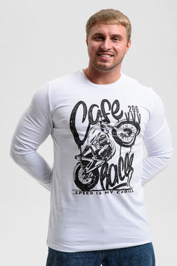 8534 Футболка с длинным рукавом мужская