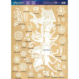 Наклейки на окна многоразовые «Чудес в Новом году», 50×70 см