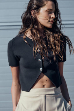 KNIT CROP TOP - Zara фото 3
