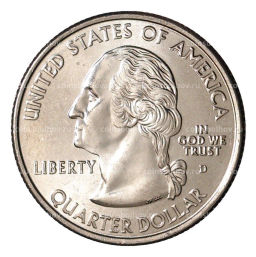 25 центов (1/4 доллара) 2008 года D США Штаты и территории  Нью-Мехико
