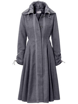 Пальто, светло-серое - Linea tesini фото 7