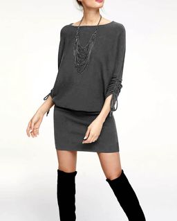 Платье, серое