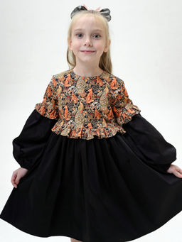 ДЛ26-7 платье для девочки ЛИСЫ