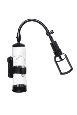 Механическая помпа для пениса Sexus Men Training Harald, ABS-пластик, черный, 64 см
