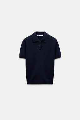 BASIC 100% WOOL POLO SHIRT - Zara фото 18