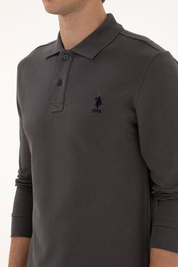 Erkek Gri Basic Sweatshirt Sepette S_rpriz _ndirim - U.s. polo assn фото 21