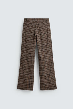 CHECKED FLARE FIT TROUSERS HARRY LAMBERT FOR ZARA X DISNEY  фото 3