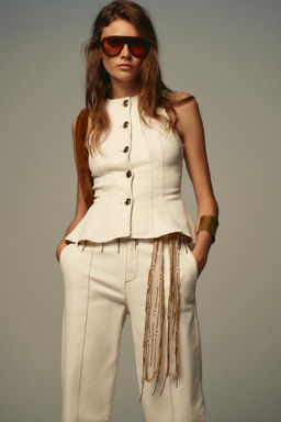 TOPSTITCHED CULOTTES - Zara фото 2