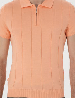 Yavrua_z_ Slim Fit Fermuarl_ Polo Yaka Triko Ti__rt