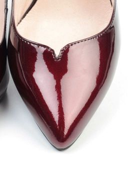 05-DBH06-5 RED/BLACK Туфли женские (натуральная кожа) - Фабричный китай фото 13