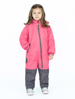 Комбинезон демисезонный розовый