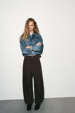 BALLOON PLEAT TROUSERS