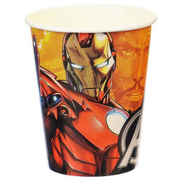 Цена за 2 шт. Стакан бумажный одноразовый «С Днем Рождения!», 250 мл, 10 штук, Мстители
