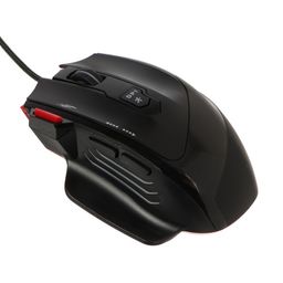 Мышь Smartbuy RUSH Stratos, игровая, проводная, 3200 dpi, USB, подсветка, чёрная