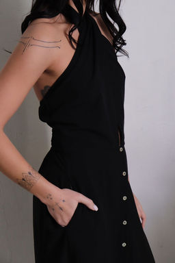 11436 Платье чёрное - Martichelli фото 8