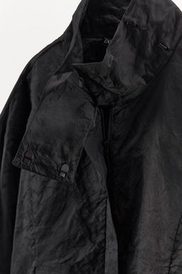 METALLIC THREAD BOMBER JACKET - Zara фото 6