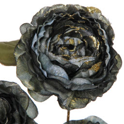 Искусственные цветы "FLOWERS GLAMOUR" 63см Пионы 3 цветка зеленые