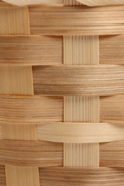 Корзина плетёная для хранения, бамбук, круглая, цвет натуральный, набор 3 шт.