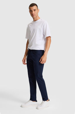 Erkek Lacivert Kanvas / Chino Pantolon