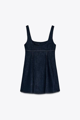 TRF DENIM DRESS - Zara фото 7