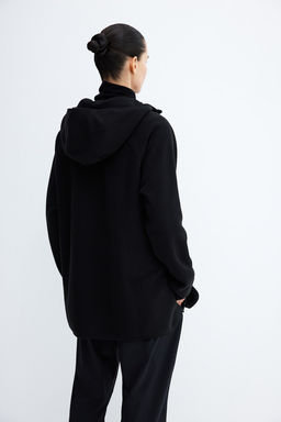 MAMA Chaqueta polar con capucha Before & After - H&m фото 5