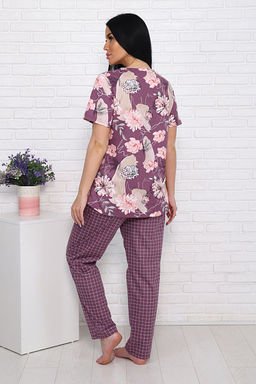 Костюм с брюками (00991, бордовый) - Плиона фото 9