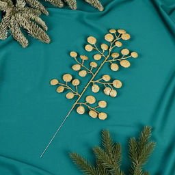 Цена за 10 шт. Декор блеск «Веточка с кружками», 16×27 см, МИКС