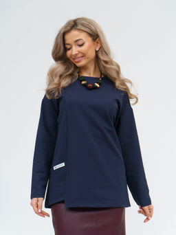 787 Туника "Серо-синий"